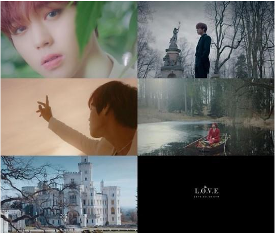 朴志训首张迷你专辑《O’CLOCK》主打歌《L.O.V.E》MV的预告公开