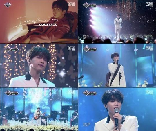 歌手郑世云参加《MCountDown》，回归舞台。