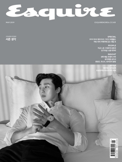 朴叙俊时尚杂志画报散发男性温柔之美
