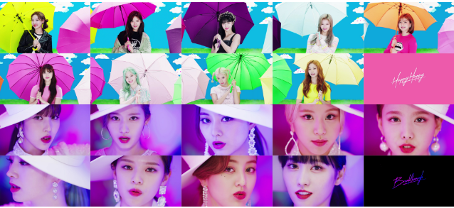 人气组合TWICE最新日本单曲专辑音源公开后占据了排行榜榜首
