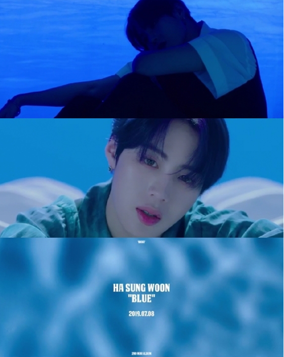人气歌手河成云第二张迷你专辑主打曲《BLUE》MV预告公开