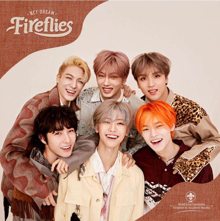 NCT DREAM与世界童军基金会合作的单曲《Fireflies》于今天(15号)公开