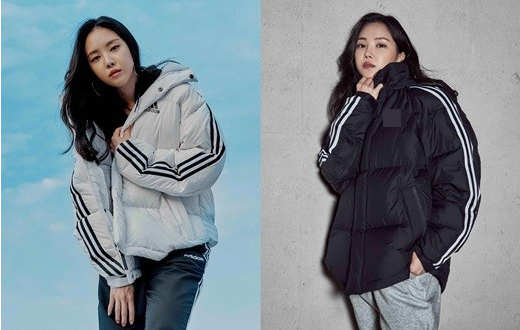 孙娜恩，李洙赫运动品牌代言宣传照