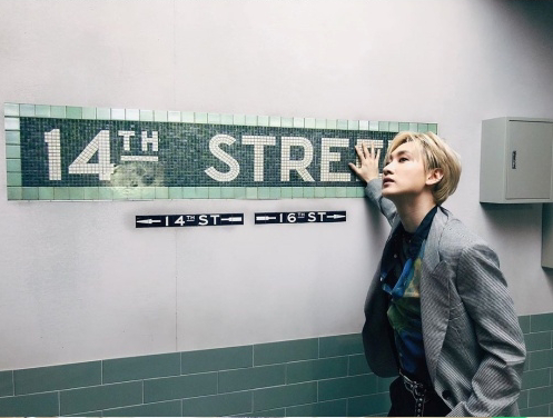 人气组合Super Junior成员们一同庆祝了出道14周年