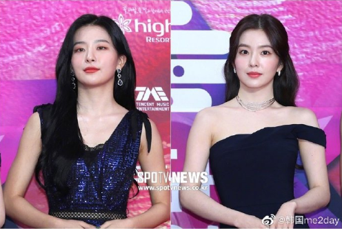 Red Velvet的涩琪和Irene