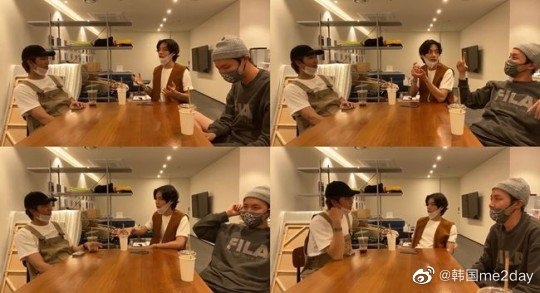 防弹少年团金泰亨&金南俊&郑号锡新专会议“形象汇总,开始工作”