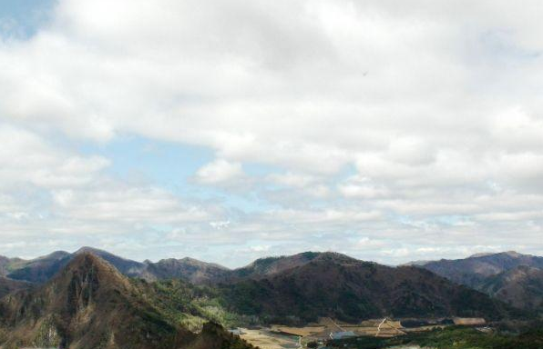 江原道旌善郡展望台尽收壮丽山河美景
