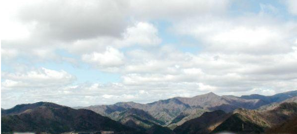 江原道旌善郡展望台尽收壮丽山河美景