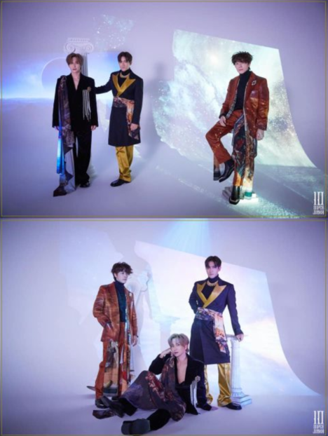 Super Junior 成员银赫、神童与圭贤