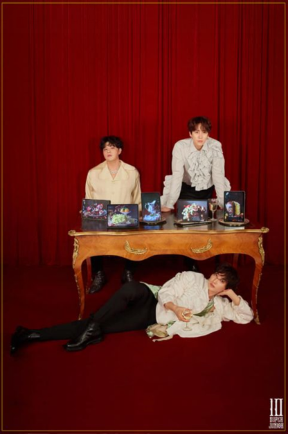 Super Junior 成员银赫、神童与圭贤