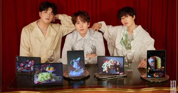 Super Junior 成员银赫、神童与圭贤