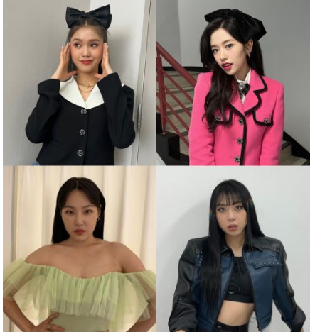 OH MY GIRL Mimi、IVE 安兪眞、李恩智、李泳知