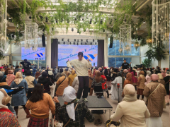 【World KPOP Center】1500名印度尼西亚团体游客访问世界KPOP中心，体验KPOP欢聚一堂